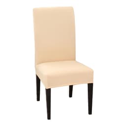 image-1/2/4/6Pcs Solid Color Stretch Chair Cover Spandex Universal Removable Dining Chair Protection Covers For Wedding Banquet Hotel