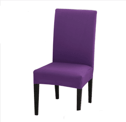 image-1/2/4/6Pcs Solid Color Stretch Chair Cover Spandex Universal Removable Dining Chair Protection Covers For Wedding Banquet Hotel
