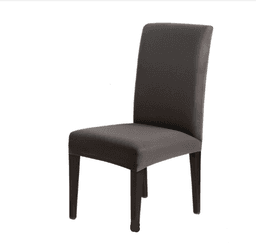 image-1/2/4/6Pcs Solid Color Stretch Chair Cover Spandex Universal Removable Dining Chair Protection Covers For Wedding Banquet Hotel