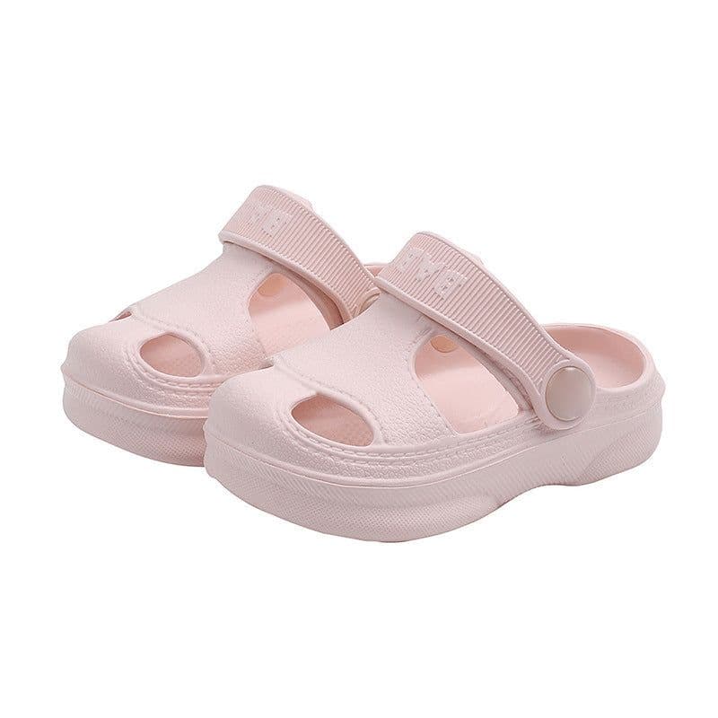 image-Children's hole shoes, summer boys, baby soft-soled beach shoes, baby girls, cartoon children's sandals and slippers wholesale