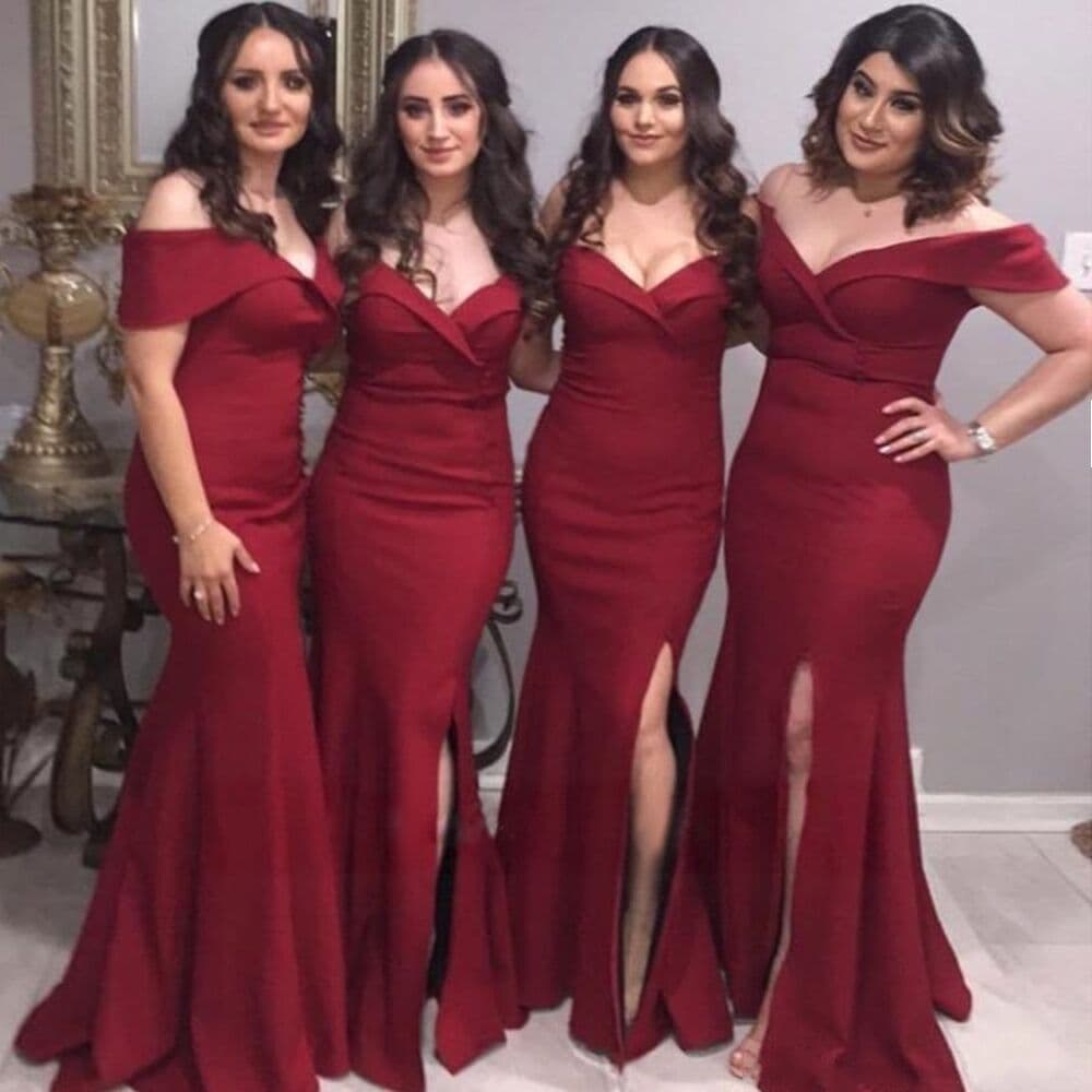 image-Amazon foreign trade cross-border women's clothing explosion models Europe and the United States new V-neck split dress banquet evening dress long skirt
