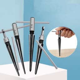 image-Round Shank Hex Shank Taper Reamer Woodworking Chamferer