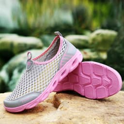 image-A03 spring and summer men's and women's river tracing shoes, sports shoes, low-cut footwear, lightweight, hollow, breathable outdoor shoes, wading shoes, mesh shoes