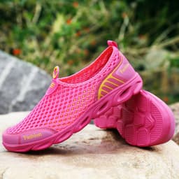 image-A03 spring and summer men's and women's river tracing shoes, sports shoes, low-cut footwear, lightweight, hollow, breathable outdoor shoes, wading shoes, mesh shoes