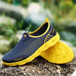 image-A03 spring and summer men's and women's river tracing shoes, sports shoes, low-cut footwear, lightweight, hollow, breathable outdoor shoes, wading shoes, mesh shoes