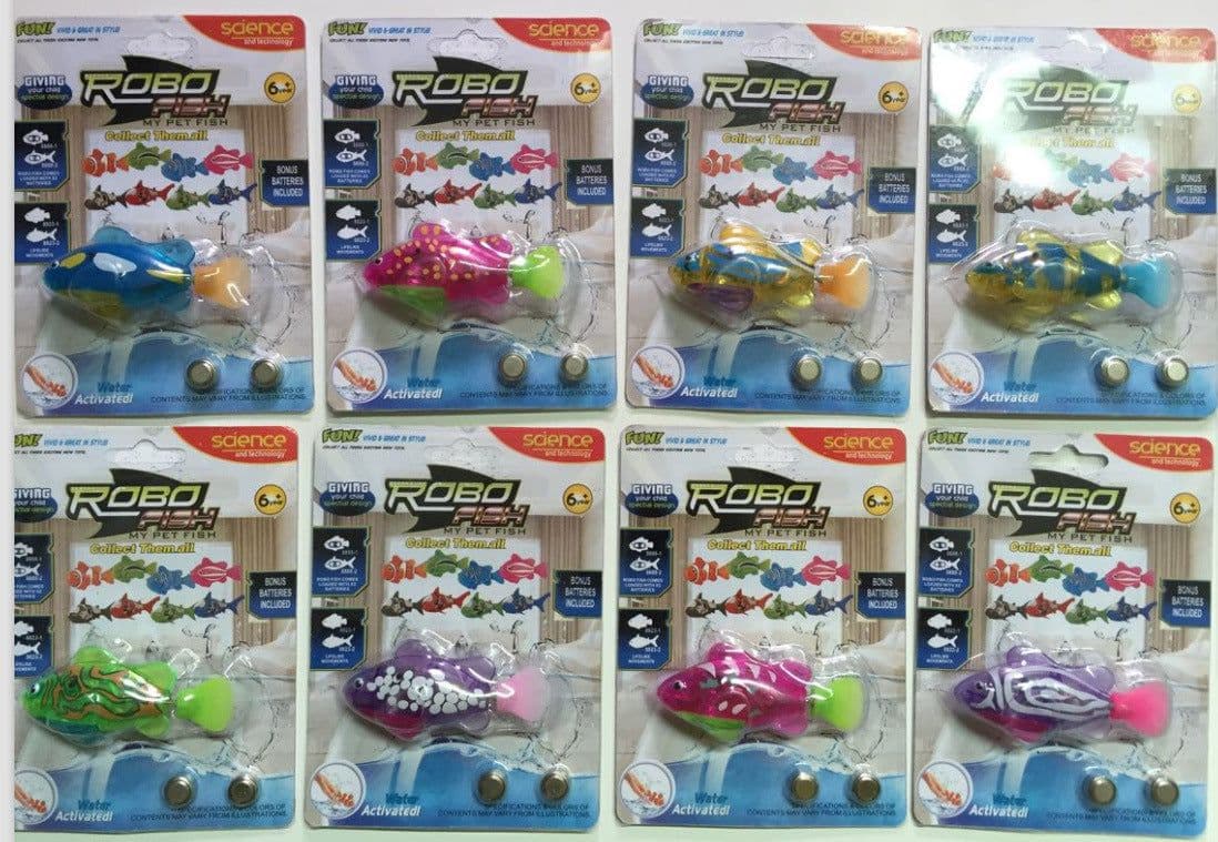 image-Summer Bath Toy Fish - Magical Light Induction Swimming Simulation