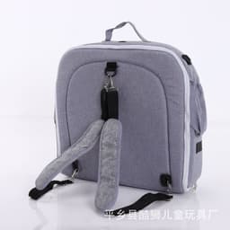 image-Portable Crib Multifunctional Travel Mosquito Isolation Bed Baby Folding Bed Removable Bed In Bed Backpack