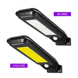 image-New solar lamp, outdoor waterproof human body sensor solar wall lamp, garden courtyard lighting LED street lamp