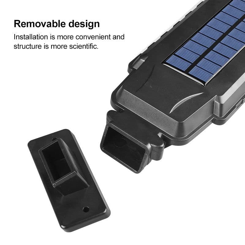 image-New solar lamp, outdoor waterproof human body sensor solar wall lamp, garden courtyard lighting LED street lamp