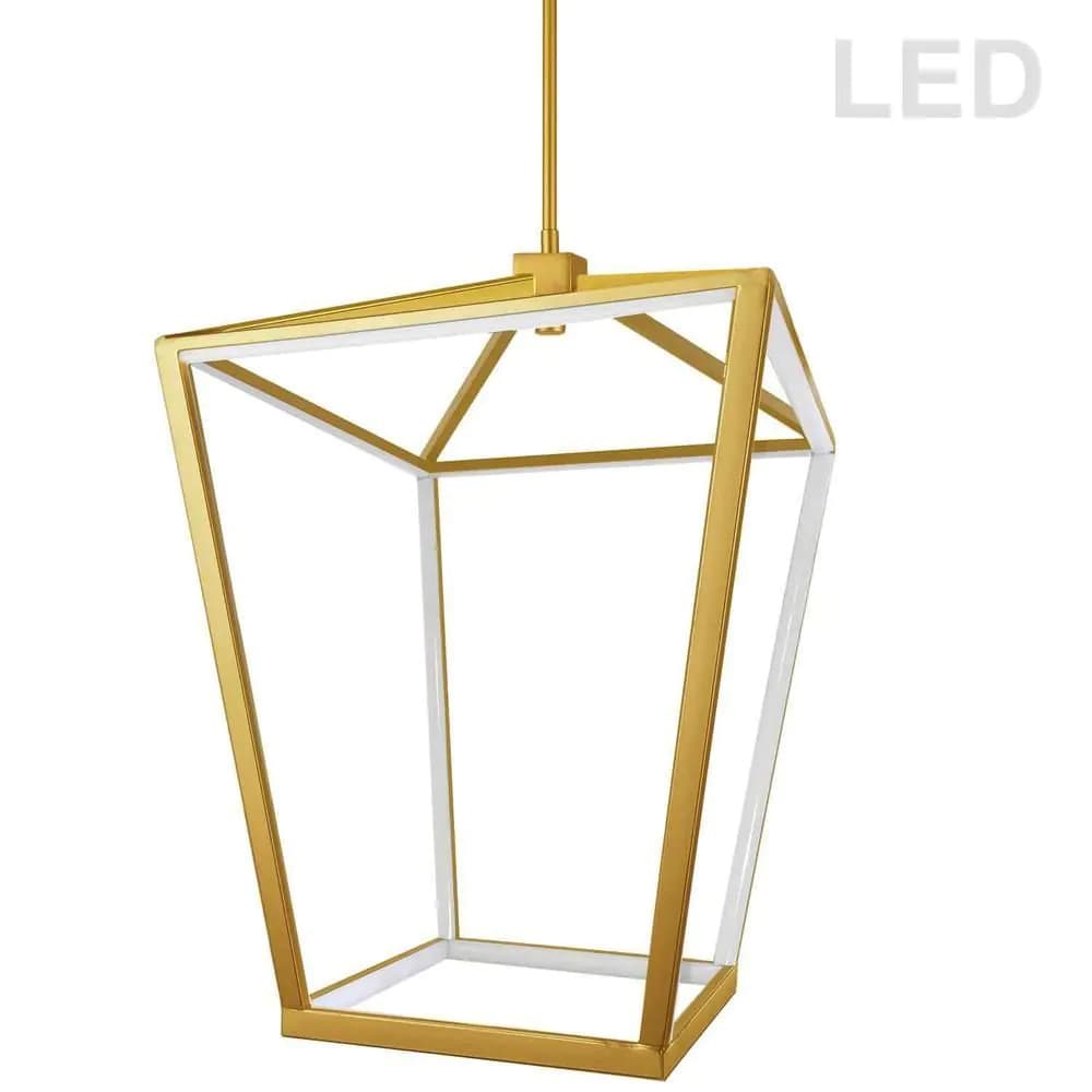 image-64W Chandelier, AGB, WH Silicone Diffuser