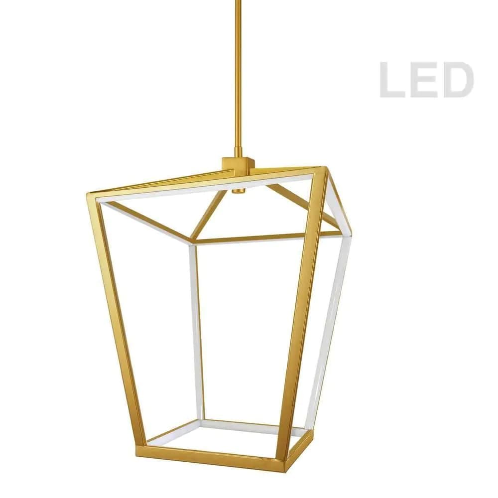 image-46W Chandelier, AGB, WH Silicone Diffuser
