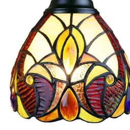 image-CHLOE Lighting ADIA Victorian Tiffany-Style Dark Bronze 5 Light Large Chandelier 24" Wide