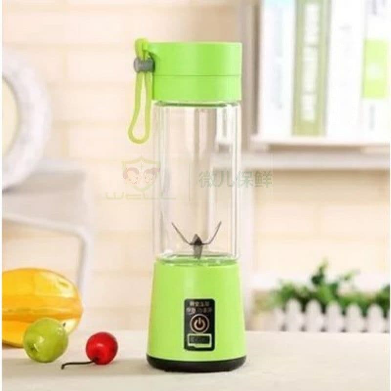 image-380ml 4/6 Blades Portable Electric Fruit Juicer Home USB Rechargeable Smoothie Maker Blenders Machine Sports Bottle Juicing Cup