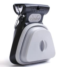 image-Huopu toilet picker for outing portable folding dog clip toilet picking up and clip to send garbage bag dog walking artifact
