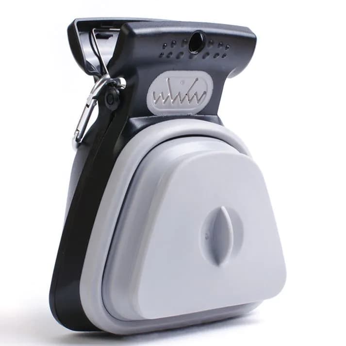 image-Huopu toilet picker for outing portable folding dog clip toilet picking up and clip to send garbage bag dog walking artifact