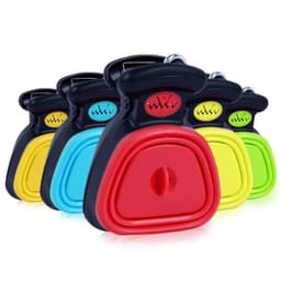 image-Huopu toilet picker for outing portable folding dog clip toilet picking up and clip to send garbage bag dog walking artifact