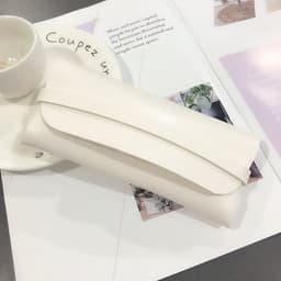 image-Leather handmade glasses case durable portable cassette sunglasses case PVC leather glasses soft bag wholesale