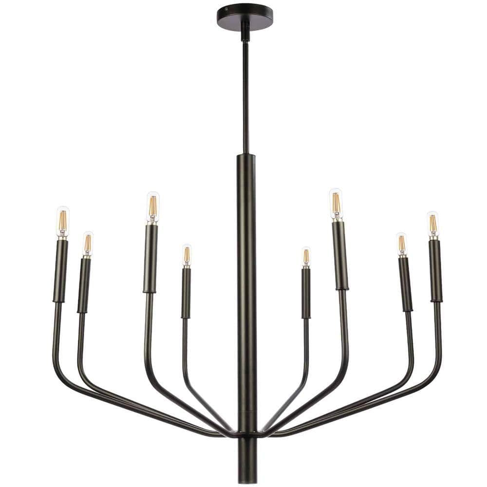 image-8LT Chandelier, MB Finish