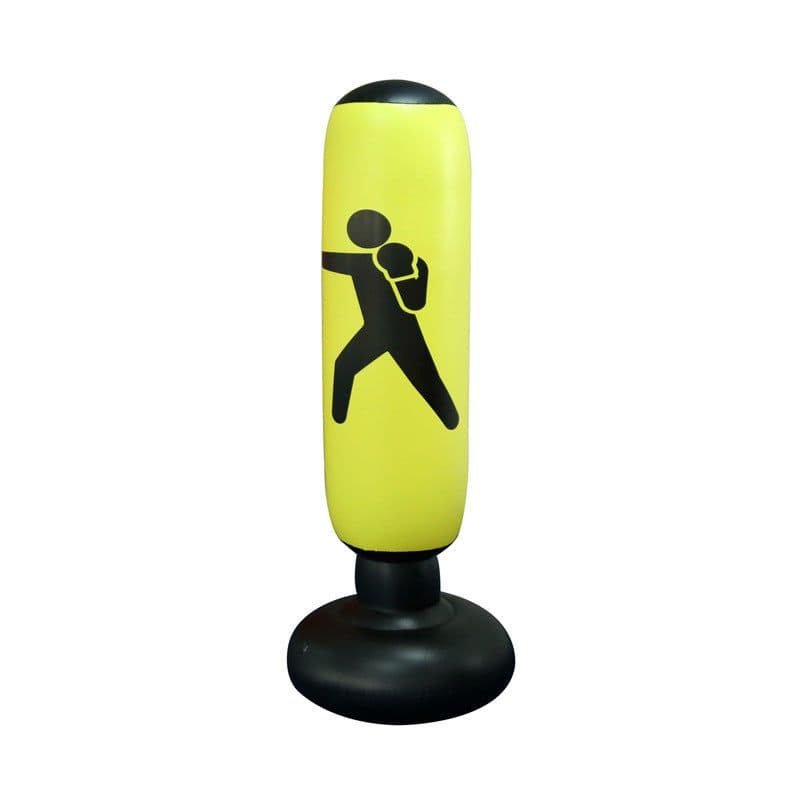 image-Cross-border hot sale pvc thickened fitness inflatable boxing column tumbler fighting column vent toy decompress 1.6 meters high