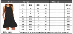 image-2020 Summer New Amazon Wish AliExpress Hot Sale Foreign Trade Solid Color Sleeveless Slim A- line Dress Women