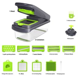 image-Household Multi-function Vegetable Chopper Kitchen 15-in-one