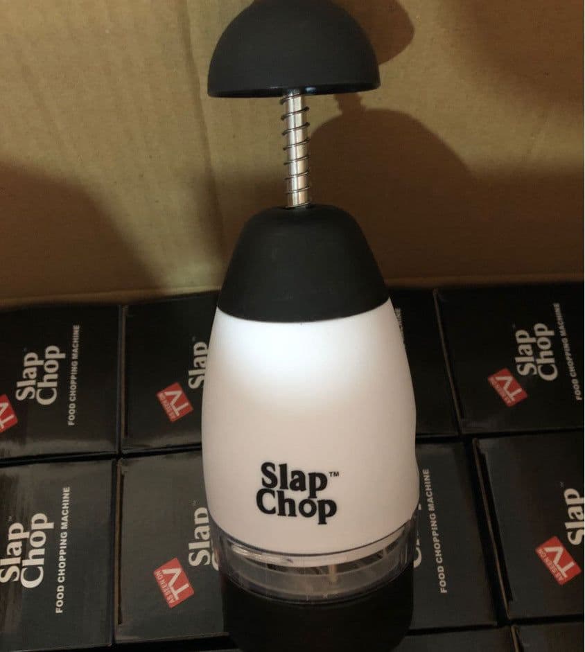 image-Slap chop press onion cutter garlic peeler vegetable cutter kitchen tool garlic masher single cup