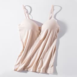 image-One-piece sports camisole with chest padbra-top steel-free bottoming shirt