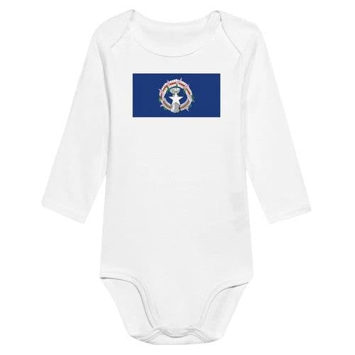 image-T-shirt Drapeau des Îles Mariannes du Nord - Grenouillères bébé