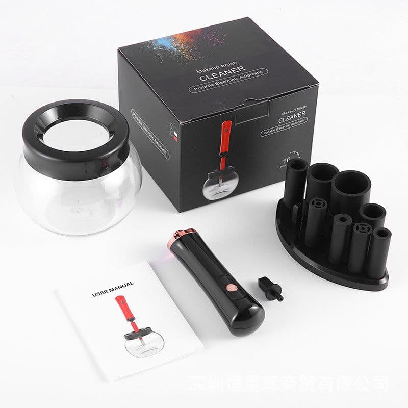 image-Electric scrubber, multifunctional electric scrubber, ten-second quick-drying instrument, makeup brush cleaner, makeup brush cleaning