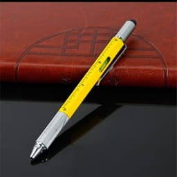 image-Cross-border multifunctional pen creative screwdriver tool caliper level gauge scale ballpoint pen capacitive touch advertising