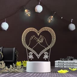 image-3d night light three-dimensional creative plug-in cartoon jellyfish usb table lamp acrylic diy custom event net red gift