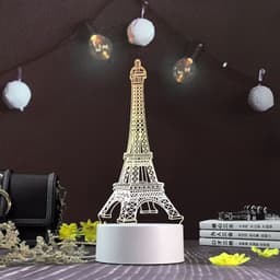 image-3d night light three-dimensional creative plug-in cartoon jellyfish usb table lamp acrylic diy custom event net red gift