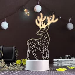 image-3d night light three-dimensional creative plug-in cartoon jellyfish usb table lamp acrylic diy custom event net red gift