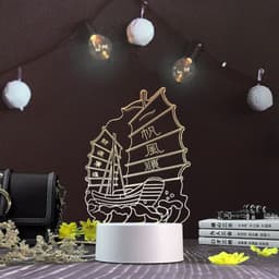 image-3d night light three-dimensional creative plug-in cartoon jellyfish usb table lamp acrylic diy custom event net red gift