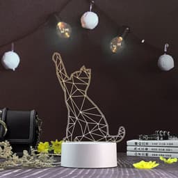 image-3d night light three-dimensional creative plug-in cartoon jellyfish usb table lamp acrylic diy custom event net red gift