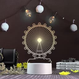 image-3d night light three-dimensional creative plug-in cartoon jellyfish usb table lamp acrylic diy custom event net red gift