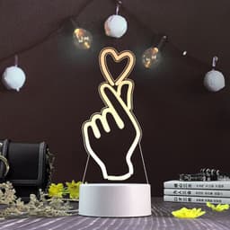 image-3d night light three-dimensional creative plug-in cartoon jellyfish usb table lamp acrylic diy custom event net red gift