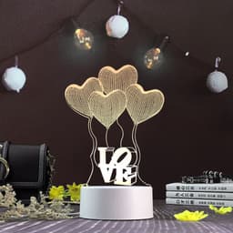 image-3d night light three-dimensional creative plug-in cartoon jellyfish usb table lamp acrylic diy custom event net red gift