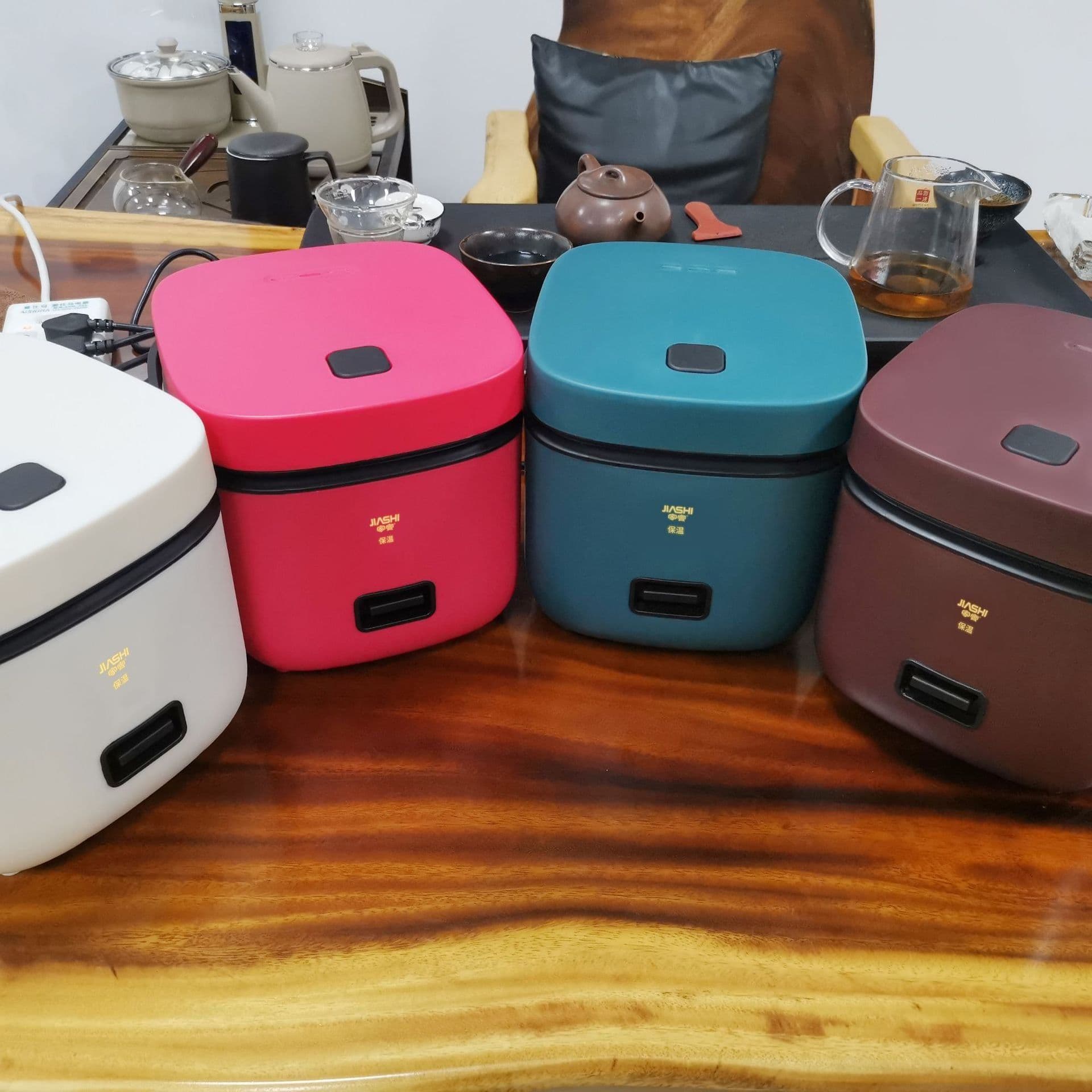 image-Mini rice cooker small 1-2 people rice cooker household single kitchen small household appliances a gift