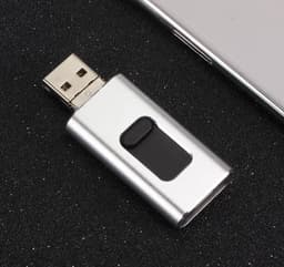 image-Mobile phone U disk 4 in 1 4 in 1 for Apple lightning Huawei Android OTG cross-border custom u disk 128G