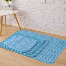 image-Cross-border new pet supplies wholesale summer mats pet mats ice silk cool pet doghouse cathouse manufacturers
