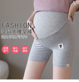 image-Factory wholesale 2021 pregnant women summer new three-point leggings 3 points kitten modal maternity pants