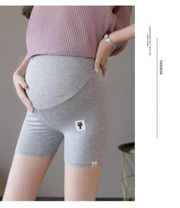 image-Factory wholesale 2021 pregnant women summer new three-point leggings 3 points kitten modal maternity pants