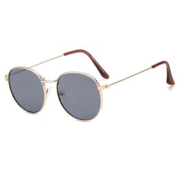 image-Cross-border e-commerce hot push sunglasses DB60 European and American trend all-match men and women round metal glasses