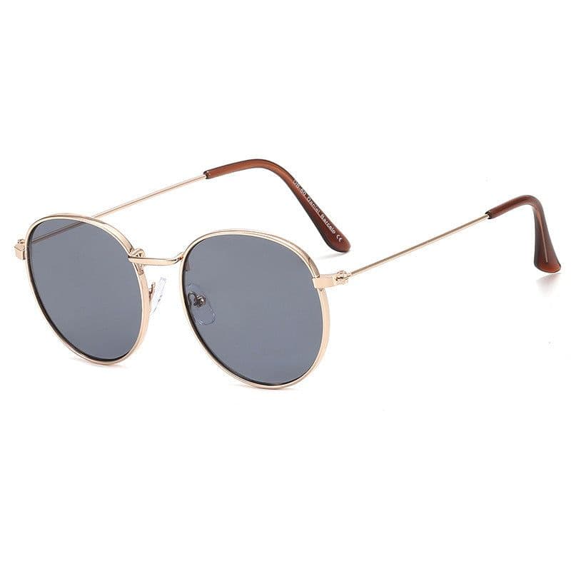 image-Cross-border e-commerce hot push sunglasses DB60 European and American trend all-match men and women round metal glasses