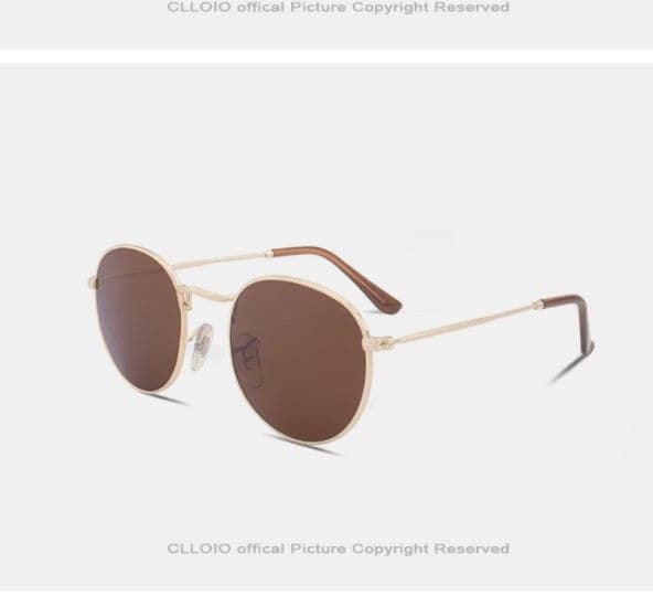 image-Cross-border e-commerce hot push sunglasses DB60 European and American trend all-match men and women round metal glasses