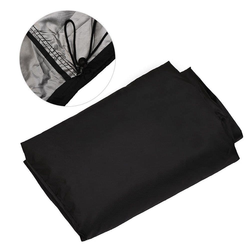 image-Cross-border spot BBQ grill cover 210d Oxford cloth waterproof, dustproof and sunscreen BBQ cover