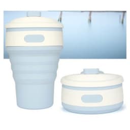 image-Coffee Mugs Travel Collapsible Silicone Cup Folding Water Cups BPA FREE Food Grade Drinking Ware Mug Tea Coffee Cups
