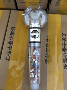 image-Negative ion shower head shower head booster shower head universal shower faucet shower