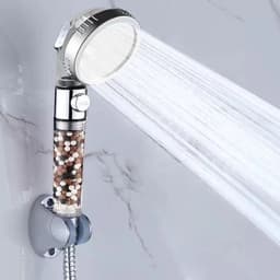 image-Negative ion shower head shower head booster shower head universal shower faucet shower